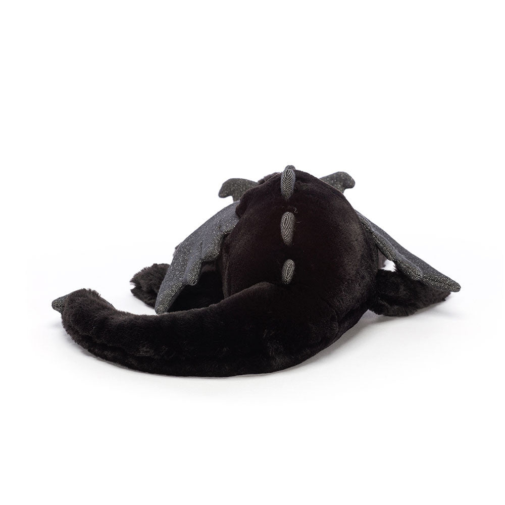 Peluche Dragon Onyx en noir – vue 3