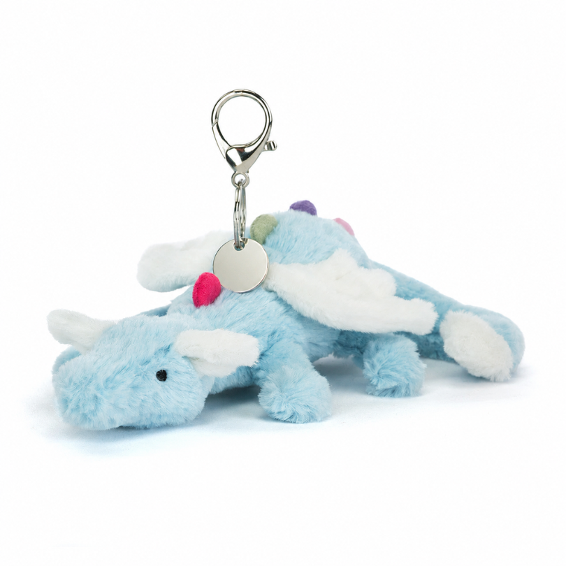 Porte-clé Dragon Sky bleu