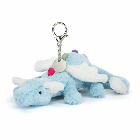 Porte-clé Dragon Sky bleu