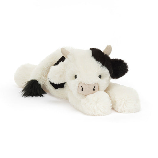 Peluche Vache Smudge en blanc