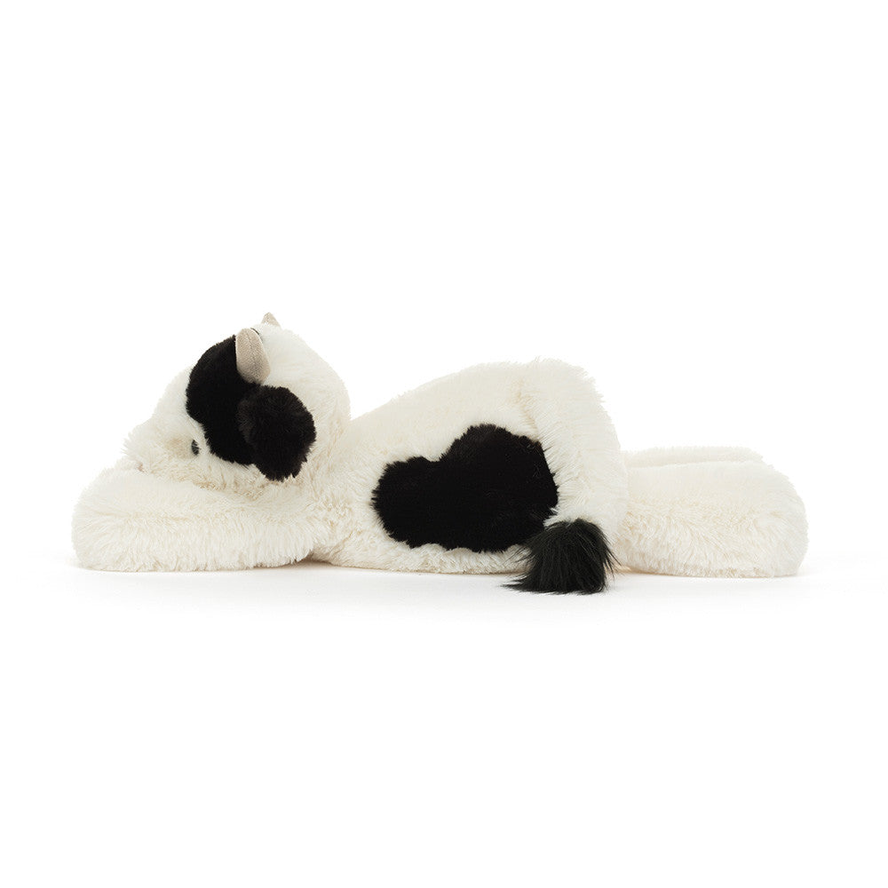 Peluche Vache Smudge en blanc – vue 3
