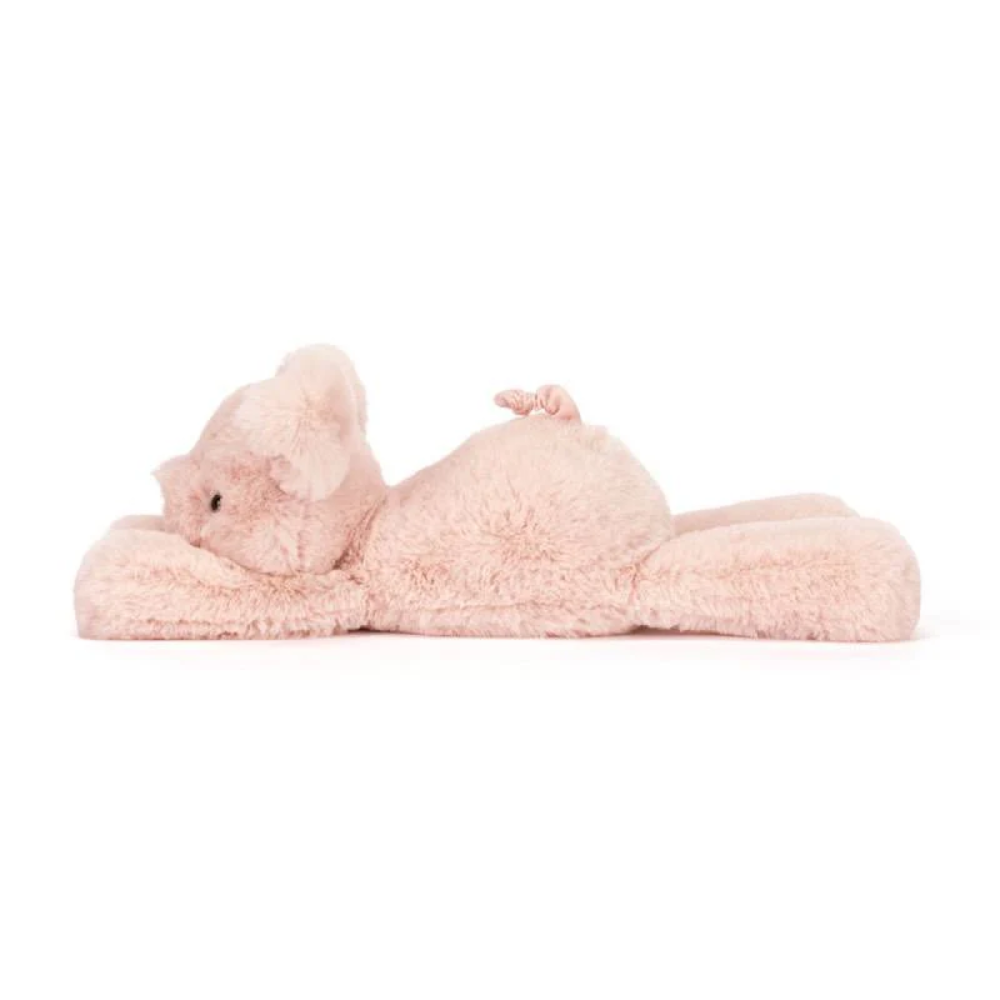 Peluche Vache Smudge en blanc – vue 4