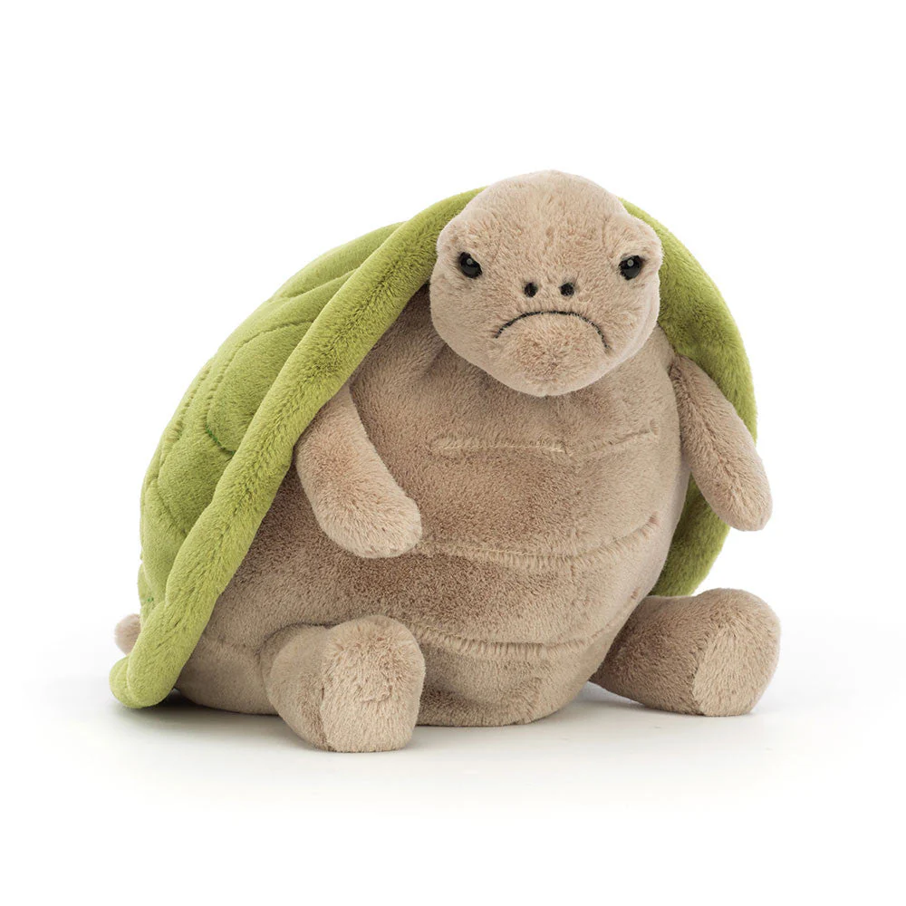 Peluche Tortue Timmy en vert et kaki