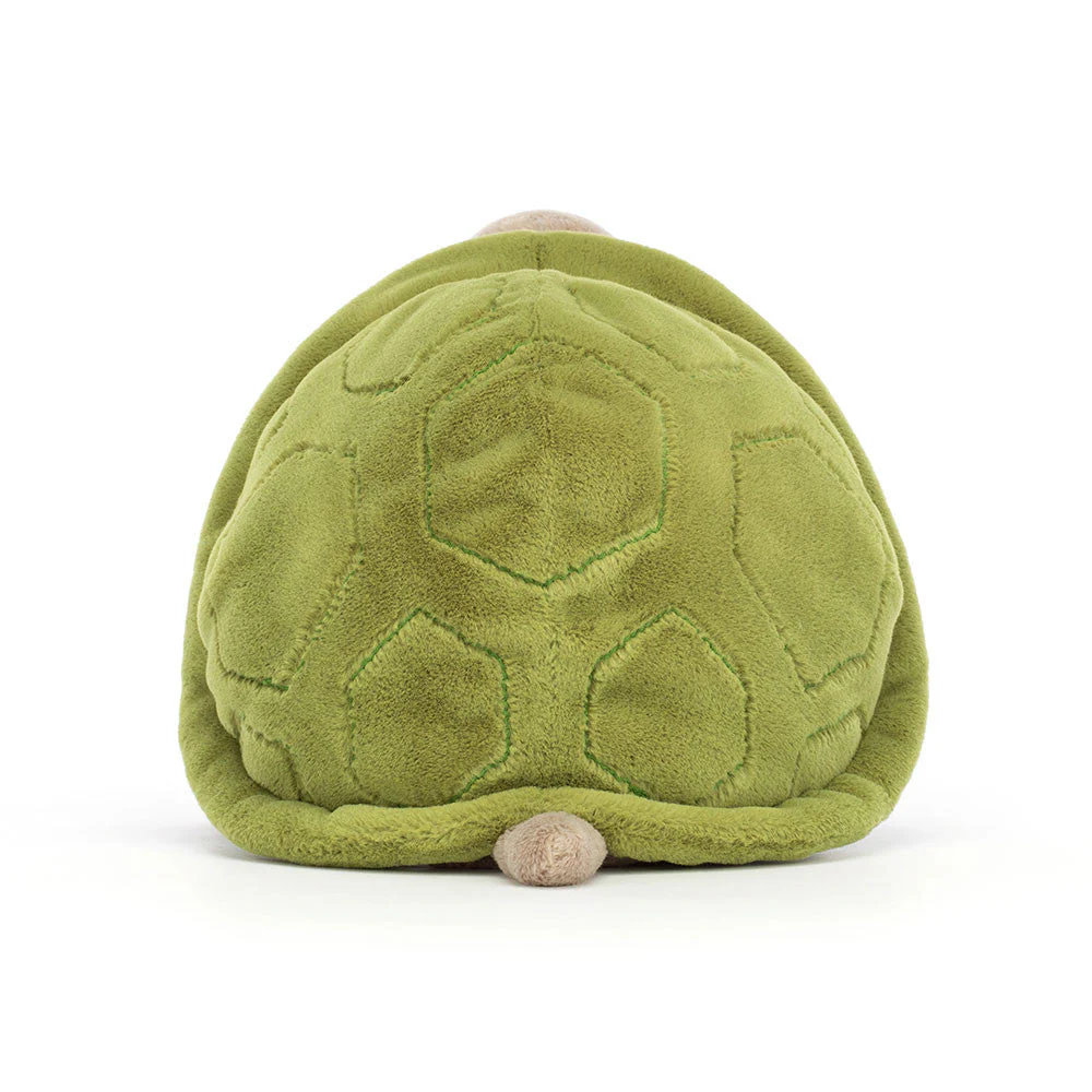 Peluche Tortue Timmy en vert et kaki – vue 3