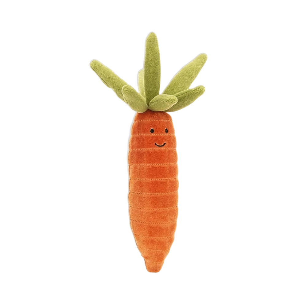 Peluche Carotte Vivacious Vegetable en orange