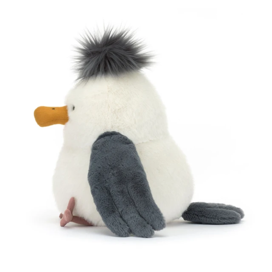 Peluche Mouette Chip en blanc – vue 2