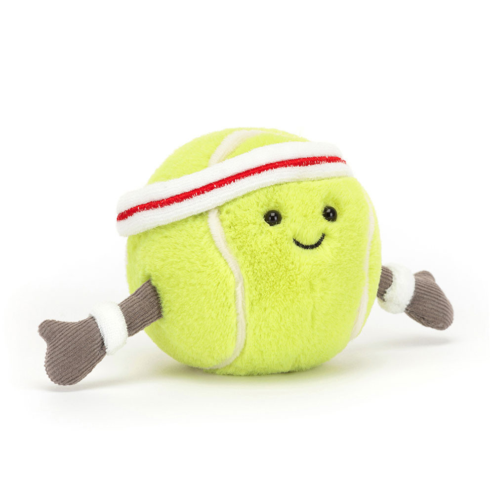 Peluche Amuseables Sports Balle de tennis en jaune