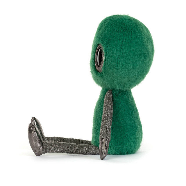 Peluche Zyllan Alien en vert – vue 3