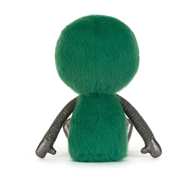 Peluche Zyllan Alien en vert – vue 4