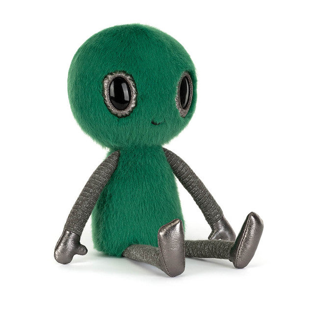 Peluche Zyllan Alien en vert