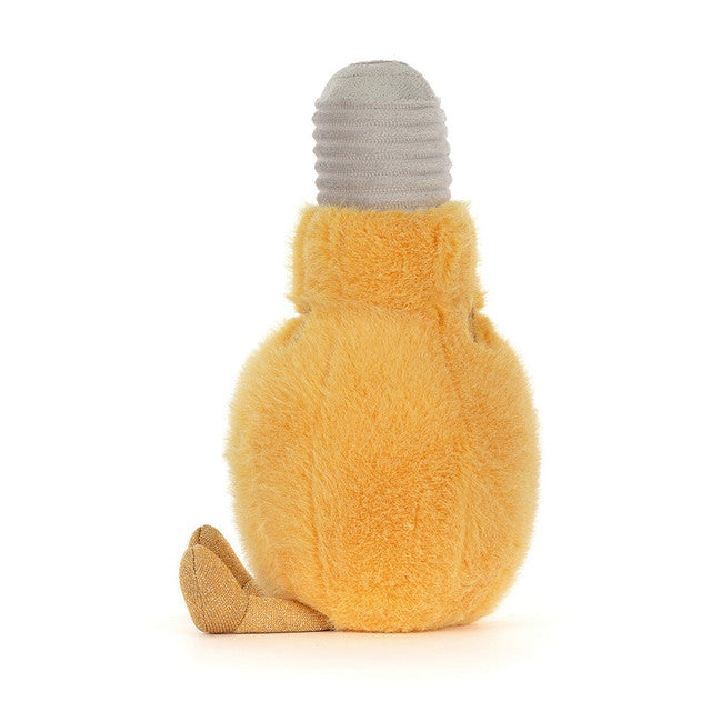 Peluche Amuseables Lightbulb en jaune – vue 4
