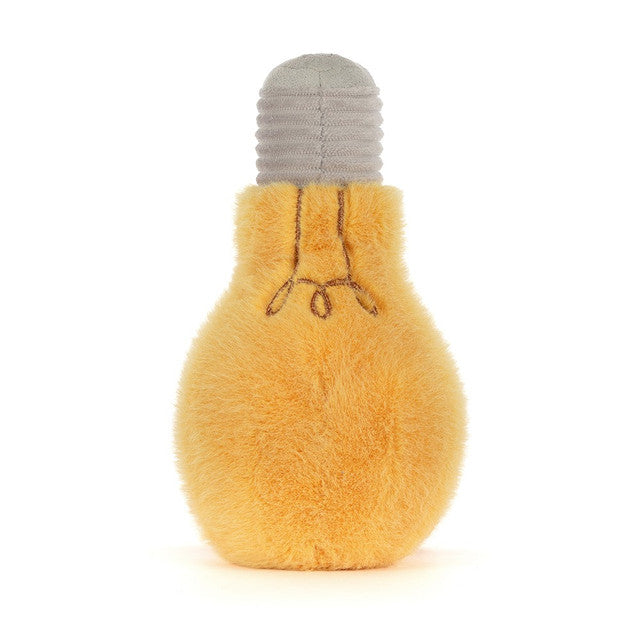 Peluche Amuseables Lightbulb en jaune – vue 3